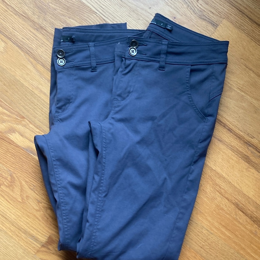 Prana Halle Two Pairs Charcoal Size 4